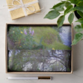 Papier Mousseline Papier de fond Magnolia Gardens Plantation River (Cadeau)