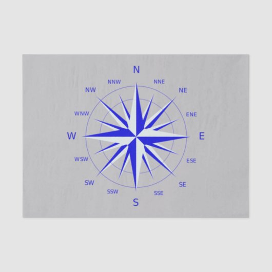 Papier Mousseline Papier de fond Rose Compass (Recto)