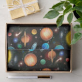 Papier Mousseline Papier de fond sur l'espace d'astronomie polyvalen (Cadeau)