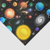 Papier Mousseline Papier de fond sur l'espace d'astronomie polyvalen (Détail)