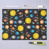 Papier Mousseline Papier de fond sur l'espace d'astronomie polyvalen (Artisanat)