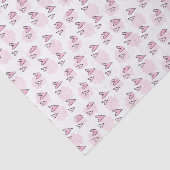 Papier Mousseline Papier de la Saint-Valentin Papier rose Coeurs en  (Détail)