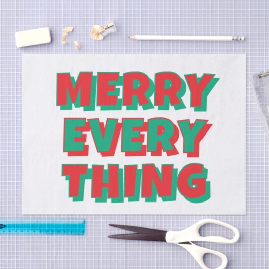 Papier Mousseline Papier de Noël (Artisanat)