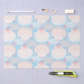 Papier Mousseline Papier de Noël bleuEnveloppement côtier (Artisanat)