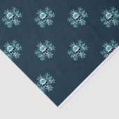 Papier Mousseline Papier de Noël crâne et flocon de neige (Détail)