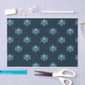 Papier Mousseline Papier de Noël crâne et flocon de neige (Artisanat)