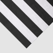 Papier Mousseline Papier de papier à bande noire et blanche (Détail)