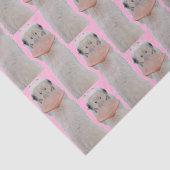 Papier Mousseline Papier de papier à briques à ardoise rose (Détail)