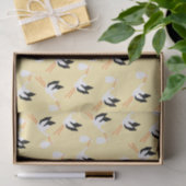 Papier Mousseline Papier de papier de Baby shower de cigogne jaune (Cadeau)