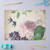 Papier Mousseline Papier de papier de décolpage fleuri décoratif (Artisanat)