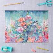 Papier Mousseline Papier de papier de découpage de la tortue de mer (Artisanat)