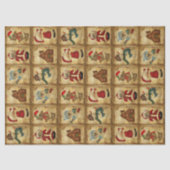 Papier Mousseline Papier de papier de découpage de Noël mignon (Recto)