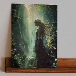 Papier Mousseline Papier de papier de découpage Fée et cascade