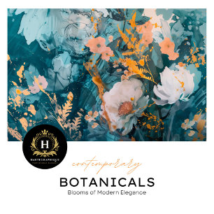 Papier Mousseline Papier de papier de découpage floral moderne