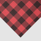 Papier Mousseline Papier de papier de découpage noir rouge (Détail)