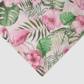 Papier Mousseline Papier de papier de Flamant rose rose Fille (Détail)