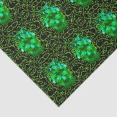 Papier Mousseline Papier de papier de fond vert crâne (Détail)