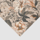 Papier Mousseline Papier de papier de motif vintage (Détail)