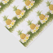 Papier Mousseline Papier de papier de papier Motif à ananas tropical (Détail)