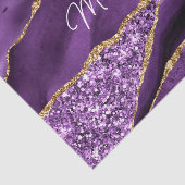 Papier Mousseline Papier de papier de Parties scintillant en or viol (Détail)