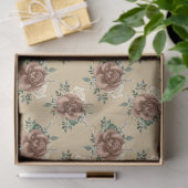 Papier Mousseline Papier de papier de Rose rustique (Cadeau)