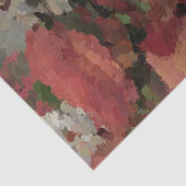 Papier Mousseline Papier de papier de tissu Abstrait floral d'automn (Détail)