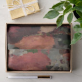 Papier Mousseline Papier de papier de tissu Abstrait floral d'automn (Cadeau)