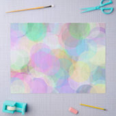 Papier Mousseline papier de papier de tissu aux cercles pastel (Artisanat)
