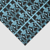 Papier Mousseline Papier de papier de tissu bleu électrique (Détail)