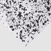 Papier Mousseline Papier de papier de tissu éclaboussé d'encre (Détail)