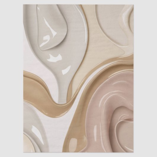 Papier Mousseline Papier de papier de tissus dans un graphique abstr (Recto)