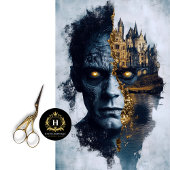 Papier Mousseline Papier de papier Frankenstein Decoupage