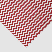 Papier Mousseline Papier de papier Motif Chevron rouge et blanc (Détail)