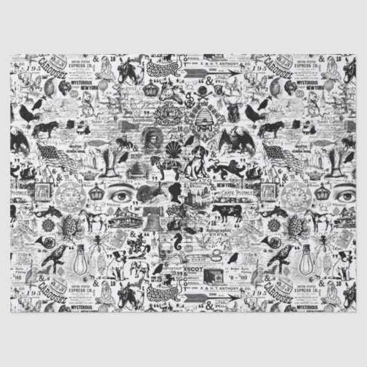 Papier Mousseline Papier de papier ou de découpage d'illustrations V (Recto)