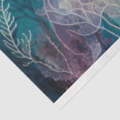 Papier Mousseline Papier de papier tissu à aquarelle de poisson gelé (Détail)