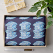 Papier Mousseline Papier de papier tissu Blue Peace Angel (Cadeau)