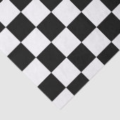 Papier Mousseline Papier de papier tissu Checker Flag (Détail)