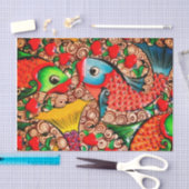 Papier Mousseline Papier de papier tissu de conception de poisson co (Artisanat)