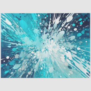 Papier Mousseline Papier de papier tissu de peinture à motif coloré