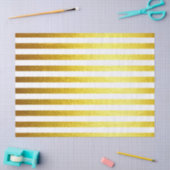 Papier Mousseline Papier de papier tissu Gold Horizontal Texturé (Artisanat)