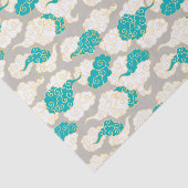 Papier Mousseline Papier de papier tissu japonais nuages (Détail)