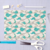 Papier Mousseline Papier de papier tissu japonais nuages (Artisanat)