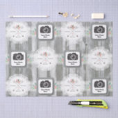 Papier Mousseline Papier de papier tissu Mariage rustique (Artisanat)