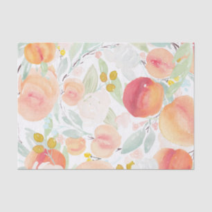 Papier Mousseline Papier de papier tissu Motif de broche à aquarelle