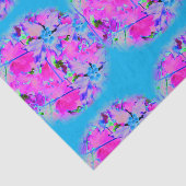 Papier Mousseline Papier de papier tissu rose (Détail)