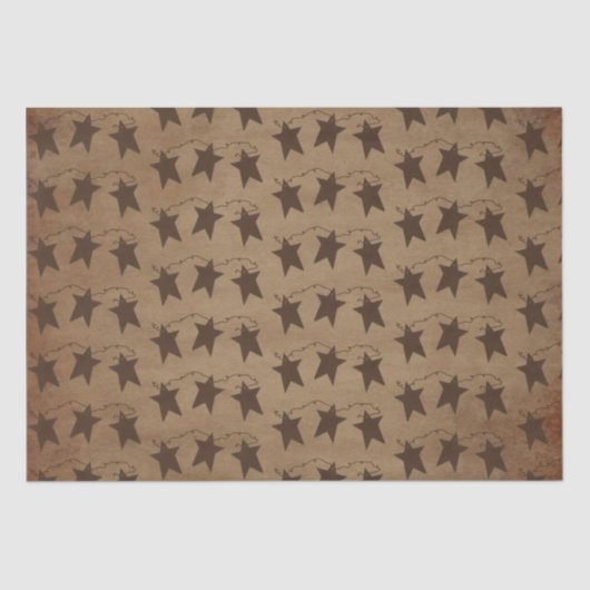 Papier Mousseline Papier de papier tissu Rusty Stars (Recto)
