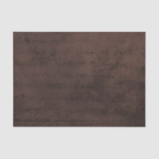 Papier Mousseline Papier de parchemin de cognac rouge foncé journal  (Recto)