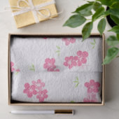 Papier Mousseline Papier de riz Look Fleur de cerisier Sakura Tissu  (Cadeau)