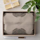 Papier Mousseline papier de tissu à horloge steampunk (Cadeau)