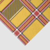 Papier Mousseline papier de tissu à plis jaune (Détail)